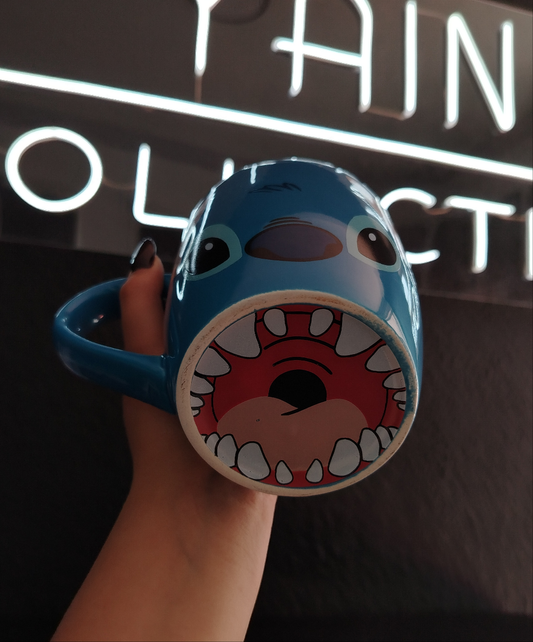 Taza de Stitch con dientes